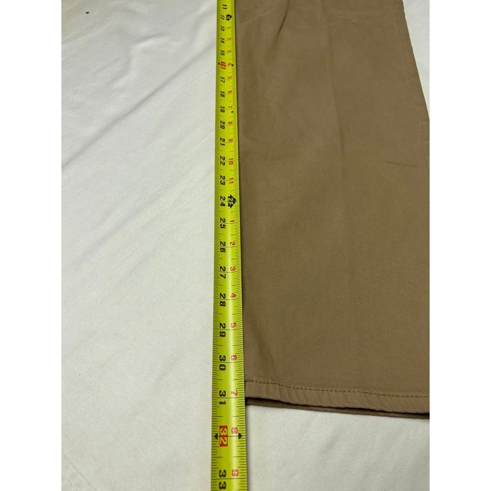 AG Adriano Goldschmied Everett Slim Straight Khaki Pants Tan Mens 40x32 1794SUDL